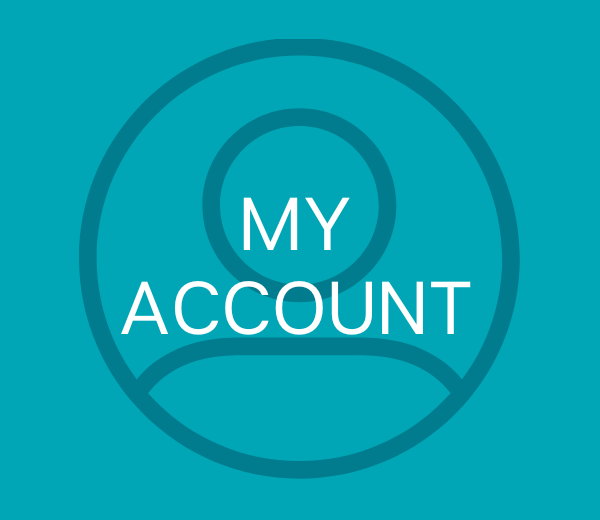 a profile icon and text that says my account